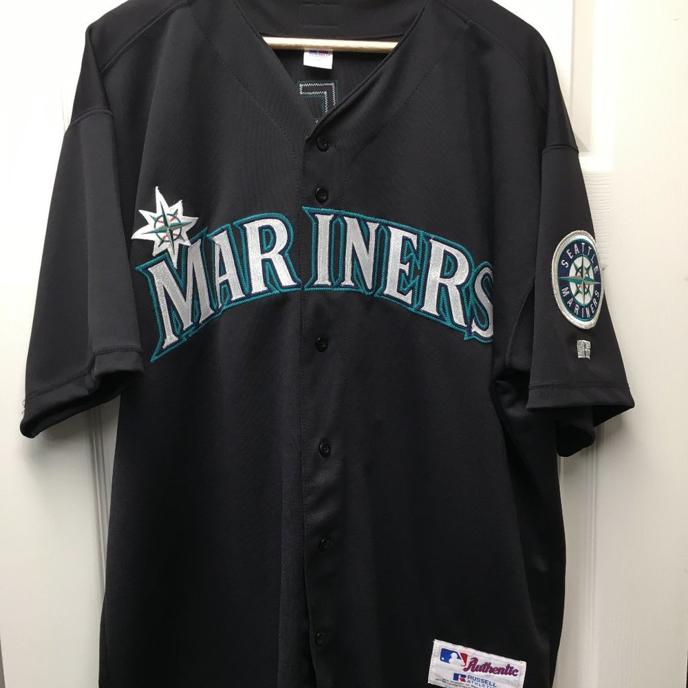 Ken Griffey Jr. Seattle Mariners Authentic Russell MLB Alternate Jersey 52